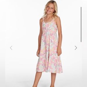 Billabong girls tropical midi dress size 12 NWT
